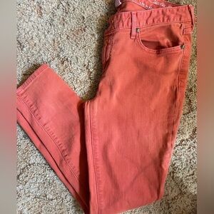 Coral Denim Jeans